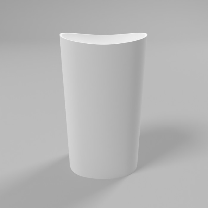 Раковина, напольная 50x40, Whitecross Stella, белый мат арт. 0707.050040.200