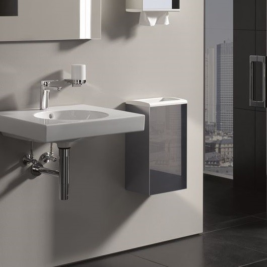 Keuco мусорное ведро 25 л, collection moll, белый, хром арт. 12788 010000