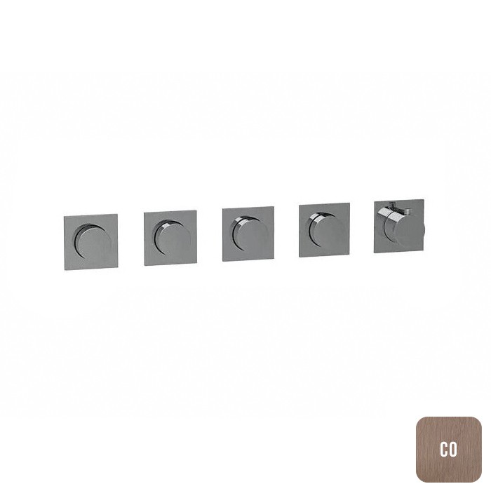 Смеситель для душа, встраиваемый, термостатический, Almar Modular, медь арт. E180490.CO