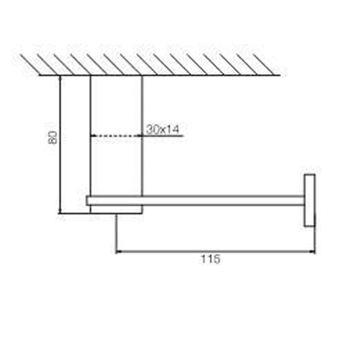Fima Carlo Frattini держатель для туалетной бумаги, подвесной, quadra, хром арт. f6025/1cr