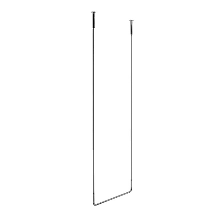Gessi Полотенцедержатель потолочный - 60хh160см., Goccia, 38143#147 цвет: brushed chrome