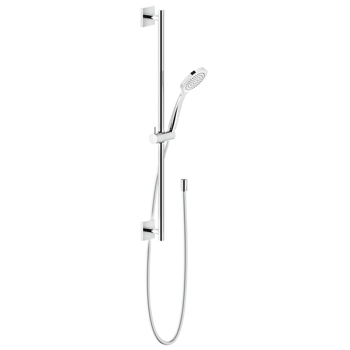 Gessi Штанга в комплекте с душевой лейкой, шланг 1,50 м., Rilievo, 59245#031 цвет: хром