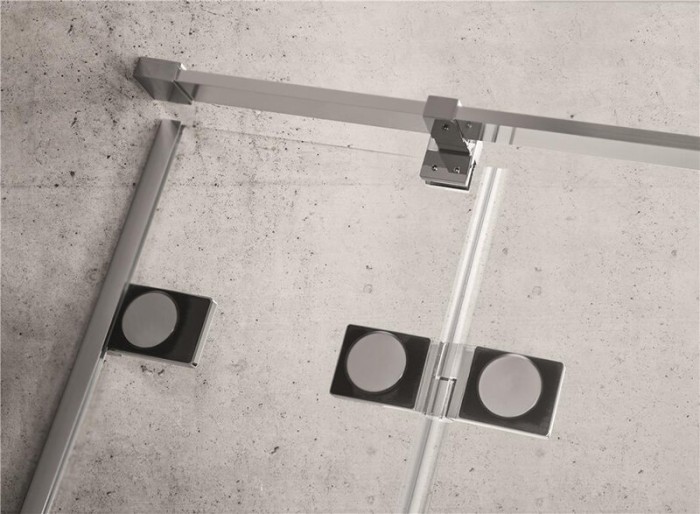 Radaway дверь для душевого уголка pdd 80x200 r профиль хром стекло прозрачное, Euphoria - 383002-01R