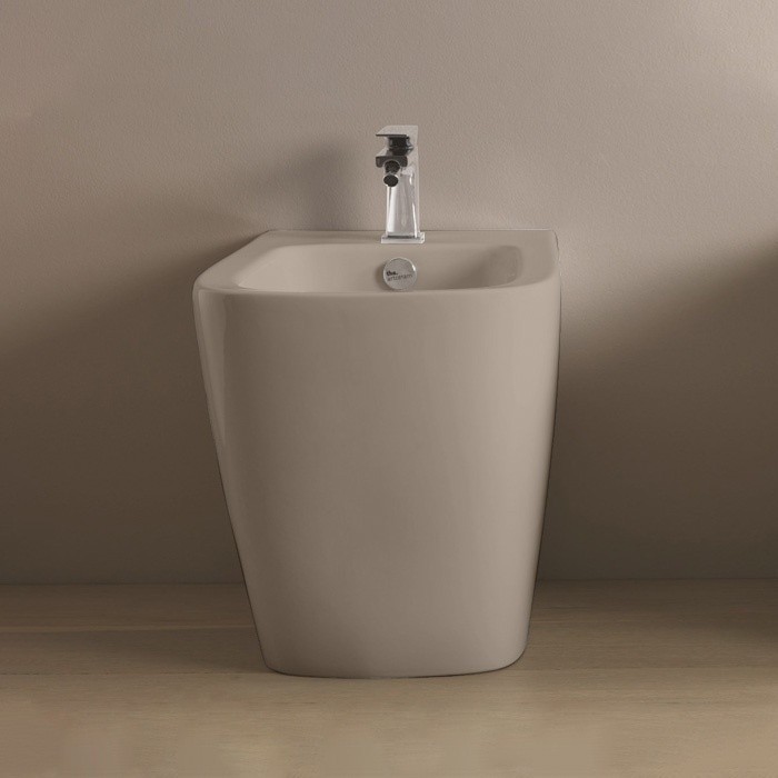 ArtCeram биде (напольное), asb002 41 00 a16 цвет: серый