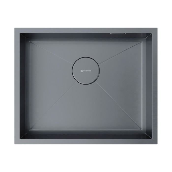 Omoikiri кухонная мойка Kasen 54-16-INT, вороненая сталь арт. 4997061