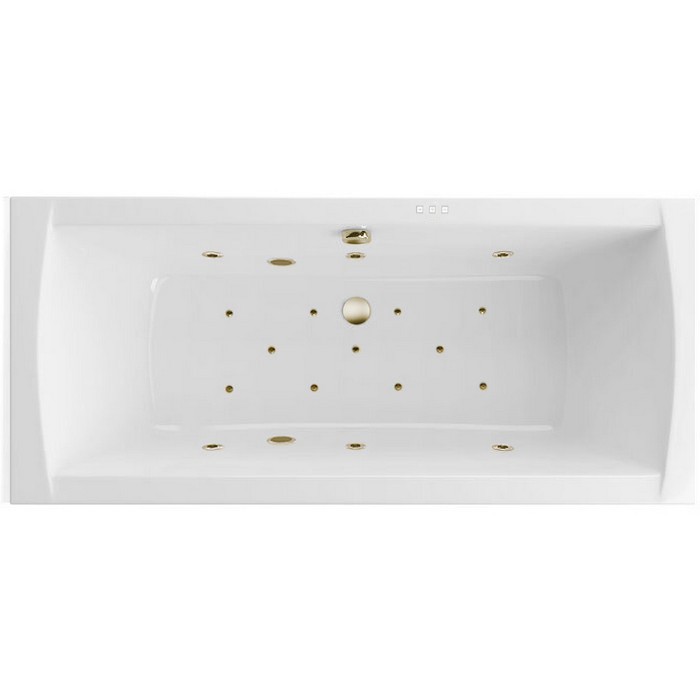 Ванна lux slim 180x80 relax, Excellent Aquaria, бронза арт. WAEX.AQU18S.RELAX.BR