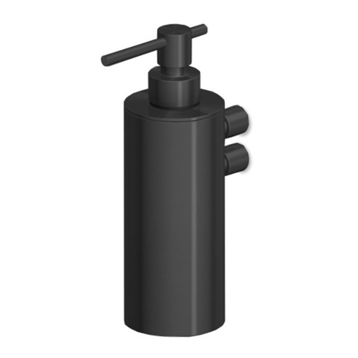 Zucchetti дозатор для мыла, подвесной, helm, brushed total black pvd арт. zad815.xp81