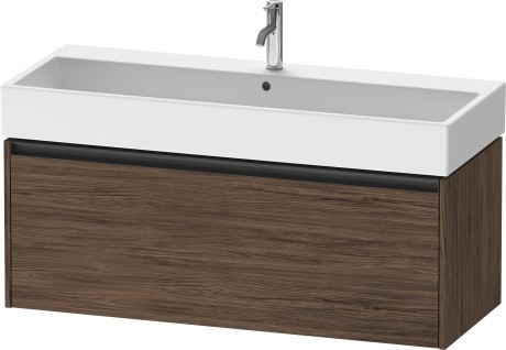 Duravit тумба подвесная под раковину 460 мм х 1184 мм х 440 мм, ketho.2, k25079021210000 цвет: орех темный