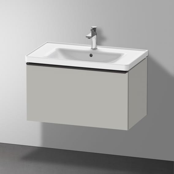Duravit тумба подвесная под раковину 784 мм х 452 мм, d-neo, de425500707 цвет: бетонно-серый матовый