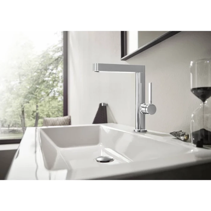 Hansgrohe смеситель для раковины с донным клапаном, Finoris, хром арт. 76060000