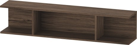 Duravit полка подвесная в ванную комнату с 3 отделениями 150 мм х 800 мм х 170 мм, ketho.2, k21208021210000 цвет: орех темный