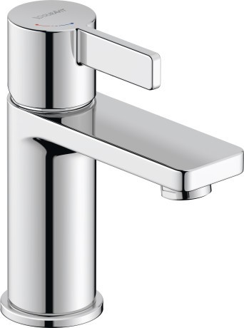 Duravit cмеситель однорычажный для раковины s freshstart без донного клапана, d-neo, de1011002010 цвет: хром