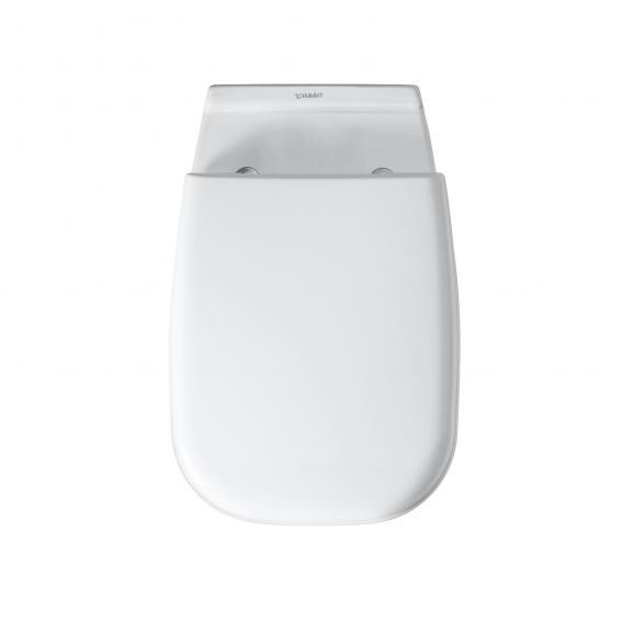 Duravit сиденье для унитаза с крышкой удлиненное d-сode c автоматическим опусканием, съёмное, d-code, 0060390000 цвет: белый