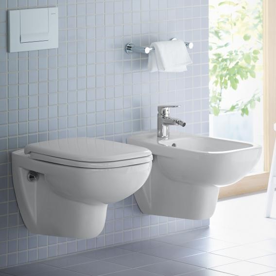 Duravit сиденье для унитаза с крышкой удлиненное d-сode c автоматическим опусканием, съёмное, d-code, 0060390000 цвет: белый
