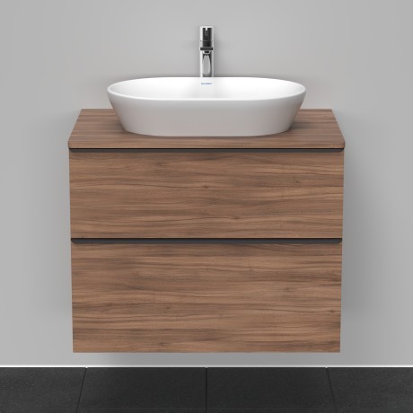 Duravit тумба подвесная под раковину 800 мм х 550 мм, d-neo, de496707979 цвет: орех натуральный