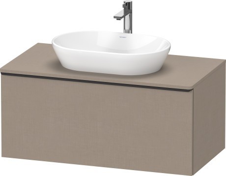 Duravit тумба подвесная под раковину 1000 мм х 550 мм и консолью, d-neo, de494807575 цвет: лён