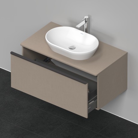 Duravit тумба подвесная под раковину 1000 мм х 550 мм и консолью, d-neo, de494807575 цвет: лён
