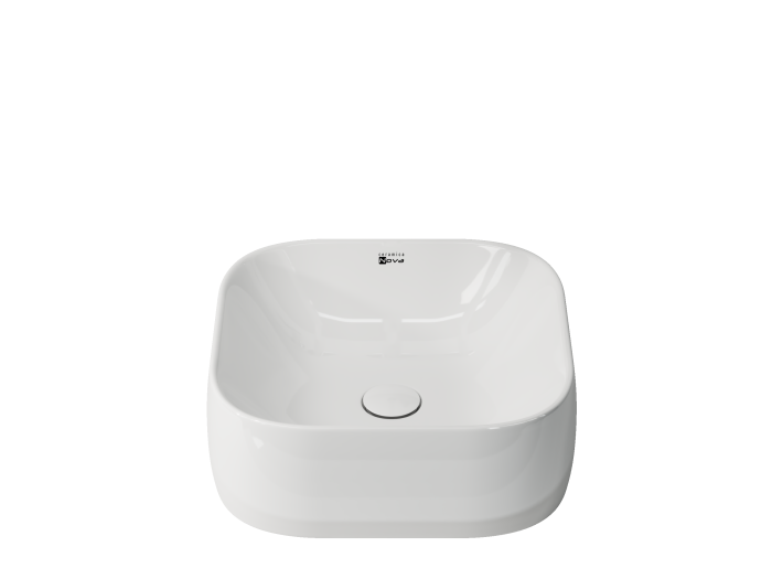 Ceramicanova раковина накладная element2, cn1609 цвет: белый