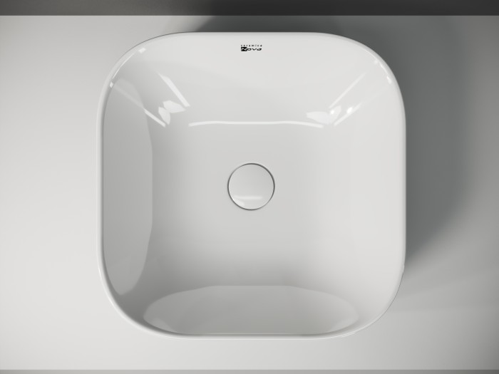 Ceramicanova раковина накладная element2, cn1609 цвет: белый