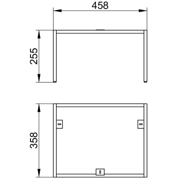 Keuco напольные ножки лак инокс, plan, арт. 32998 290007