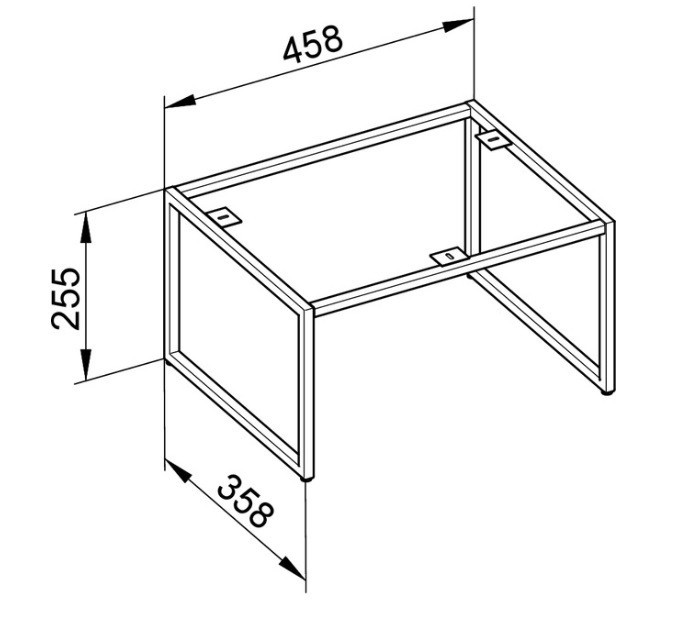 Keuco напольные ножки лак инокс, plan, арт. 32998 290007