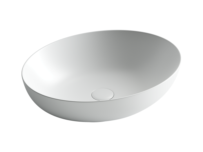 Ceramicanova раковина накладная element, cn6017mw цвет: белый