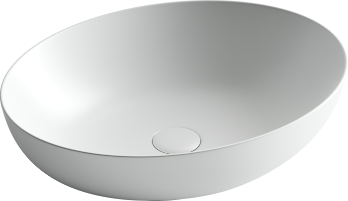 Ceramicanova раковина накладная element, cn6017mw цвет: белый