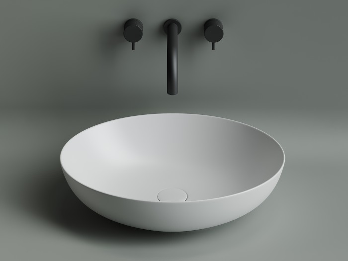 Ceramicanova раковина накладная element, cn6017mw цвет: белый