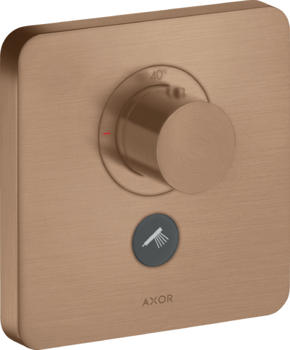 AXOR термостат для душа, ShowerSelect, шлифованное красное золото арт. 36706310
