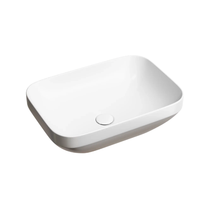Ceramicanova раковина накладная element, cn6055mw цвет: белый