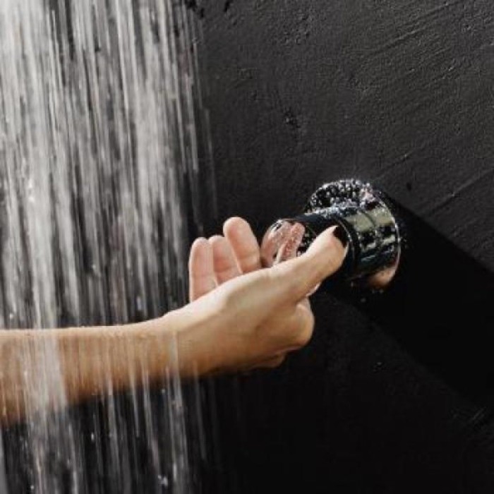 Keuco наружная часть переключателя на 2 потребителя с рукояткой pure, с круглой розеткой, ixmo, черный матовый арт. 59556 370001