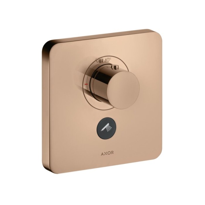 AXOR термостат для душа, ShowerSelect, красное золото арт. 36706300