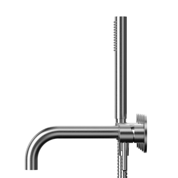 Смеситель для ванны скрытого монтажа, Whitecross Y brushed nickel, брашированный никель арт. Y1240NIB