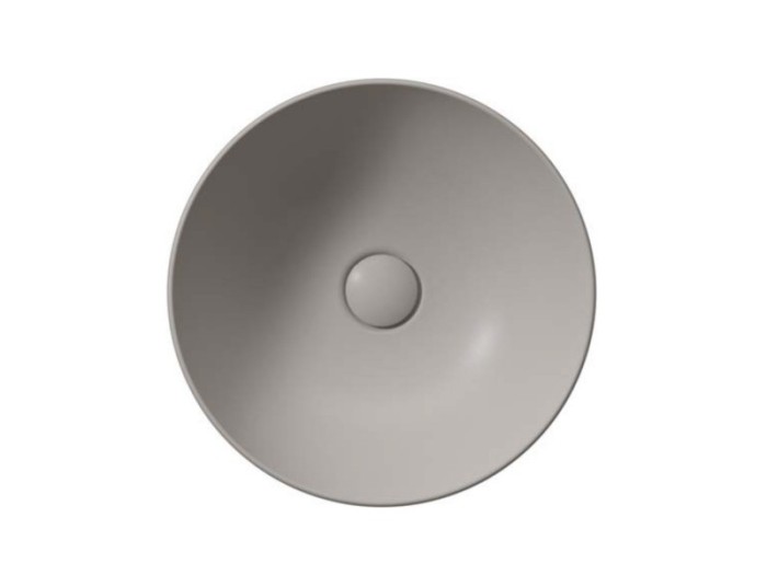 GSI Раковина накладная 40х40х14 см, tortora, санфарфор, Color-elements - 903905