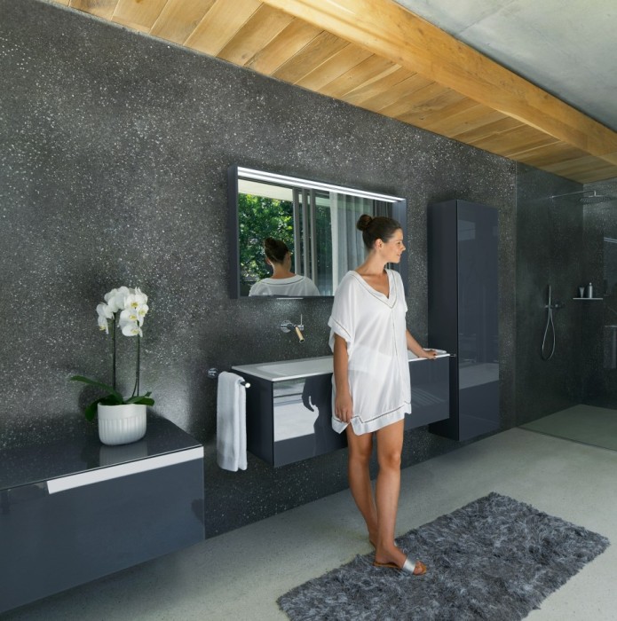 Keuco боковая тумба, plan, антрацит арт. 32927 110000