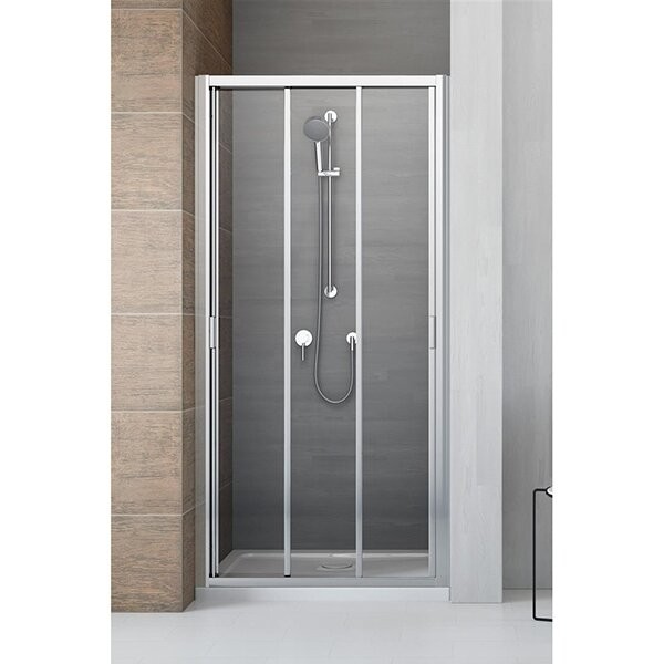 Radaway дверь душевого уголка dw 80x200 профиль хром стекло прозрачное, Evo - 335080-01-01