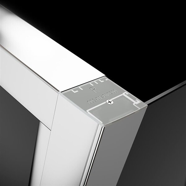 Radaway дверь душевого уголка dw 80x200 профиль хром стекло прозрачное, Evo - 335080-01-01