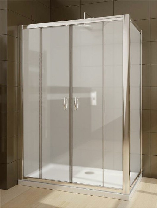 Radaway душевая стенка 80 профиль хром стекло фабрик, Premium Plus - 33413-01-06N