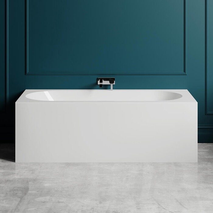 Salini ванна пристенная 170x75, fabia, 102611grf цвет: глянцевый белый