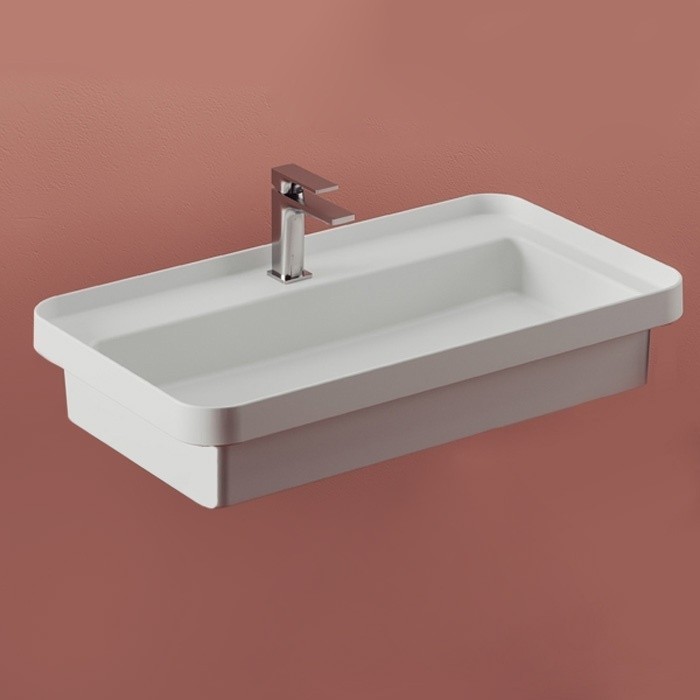 ArtCeram раковина (врезная), tfl035 05 00 fuori scala цвет: белый матовый