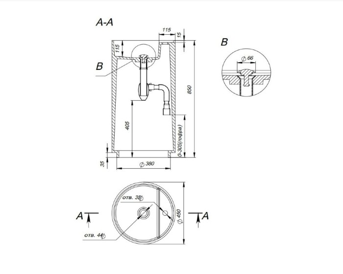 Salini раковина напольная 45x45, armonia, 130125mrf цвет: матовый белый