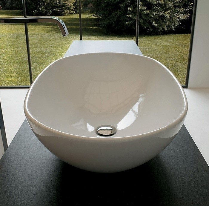 ArtCeram раковина (накладная), lcl002 01 00 la ciotola цвет: белый глянцевый