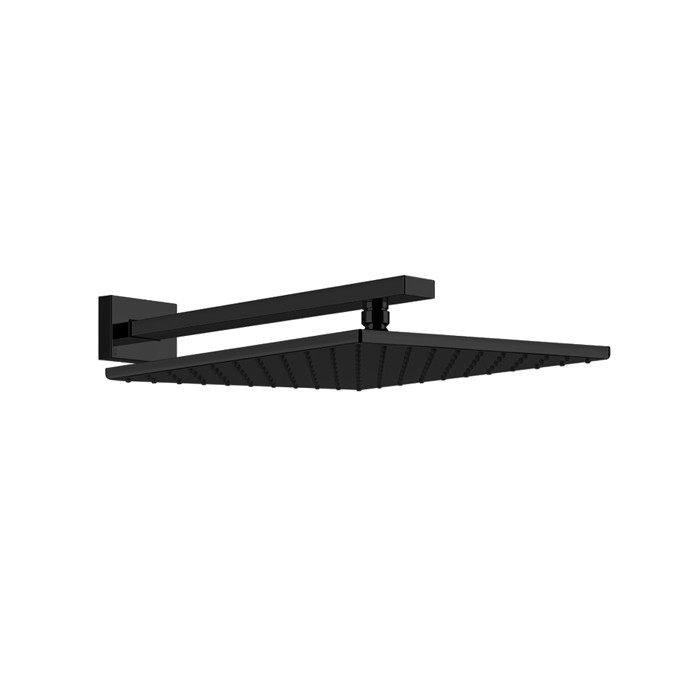 Gessi Верхний душ для настенного крепления 300x300мм, Rettangolo, 15185#299 цвет: black xl