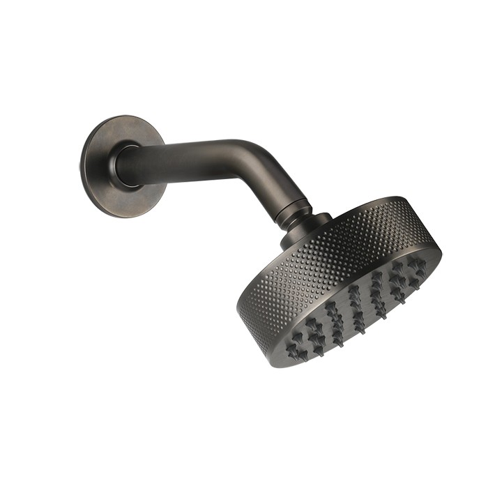 Gessi Душевая головка шарнирная на 1/2” с защитой отизвесткового налёта, Inciso, 58189#299 цвет: black xl