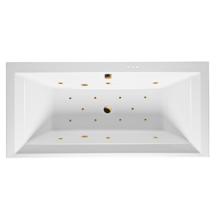 Встраиваемая ванна grand 190x90 relax, Excellent Crown, золото арт. WAEX.CRG19.RELAX.GL