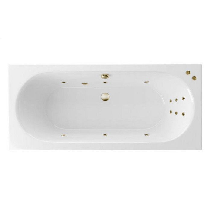 Встраиваемая ванна 180x80 line, Excellent Oceana, бронза арт. WAEX.OCE18.LINE.BR