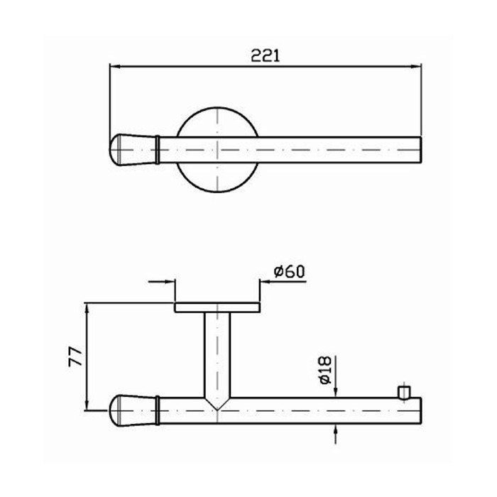 Zucchetti держатель туалетной бумаги, подвесной, nude, хром арт. zad730