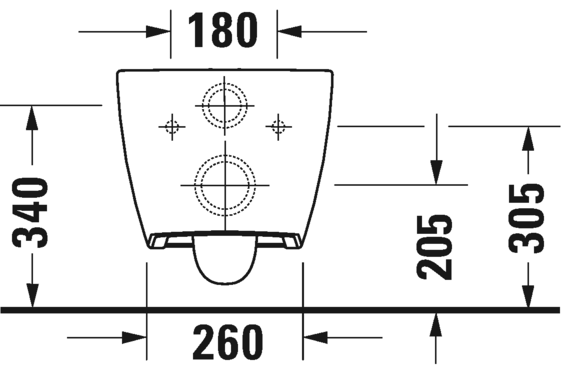 Duravit подвесной унитаз 48 см безободковый, viu, 2573090000 цвет: белый