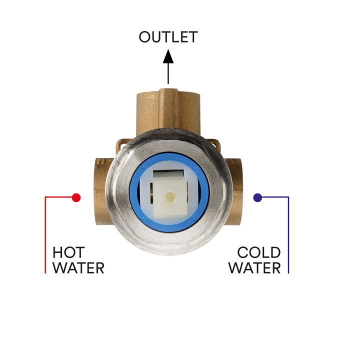 Bossini наружная часть монорычажного смесителя на один выход, apice, серый арт. z00504.045