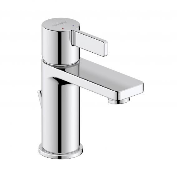 Duravit cмеситель для раковины однорычажный s без донного клапана, d-neo, de1010002010 цвет: хром